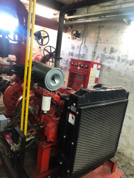 Remplazo de corona en motobomba Cummins y motobomba Doosan en la empresa FALABELLA.